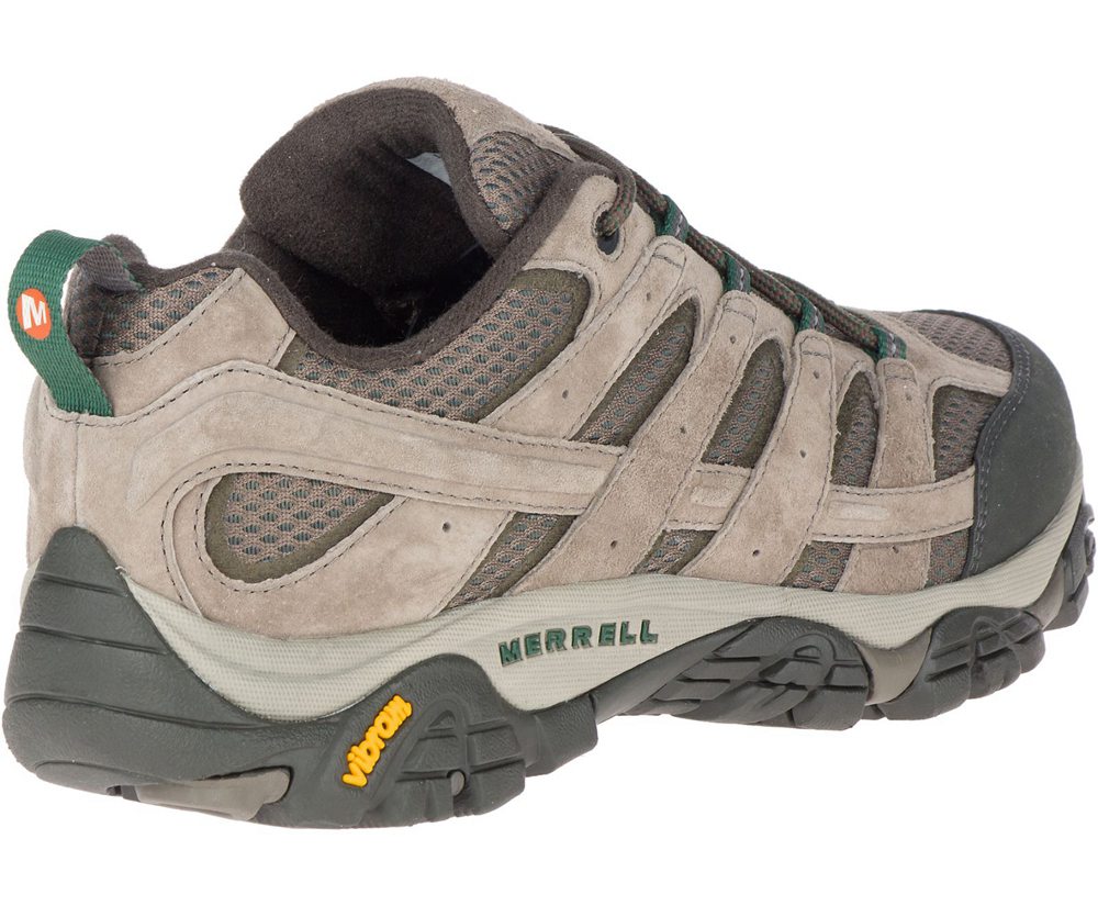 Buty Trekkingowe Merrell Męskie Szare - Moab 2 Ventilator - 052647-QMG